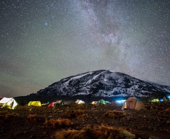 Kilimanjaro Climbing at Night